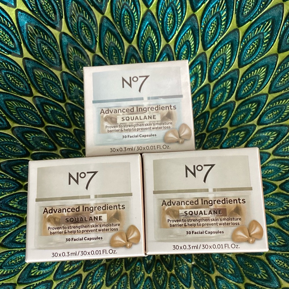 NEW Bundle of No7 Squalane capsules (3 Total) NIB